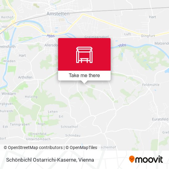 Schönbichl Ostarrichi-Kaserne map
