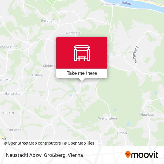 Neustadtl Abzw. Großberg map