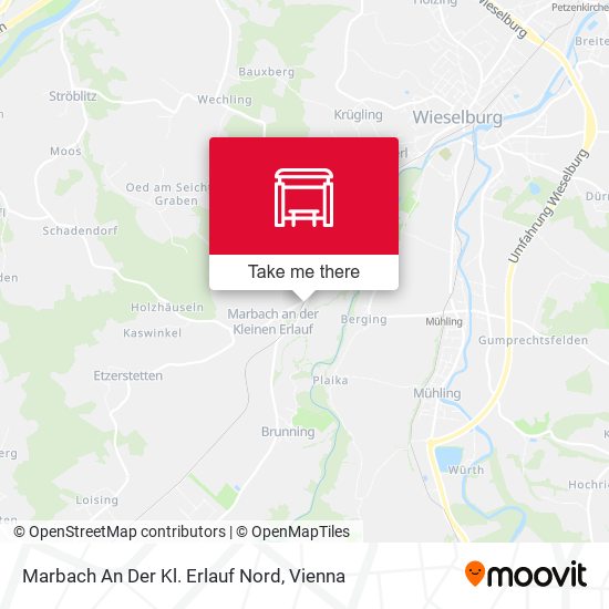 Marbach An Der Kl. Erlauf Nord map