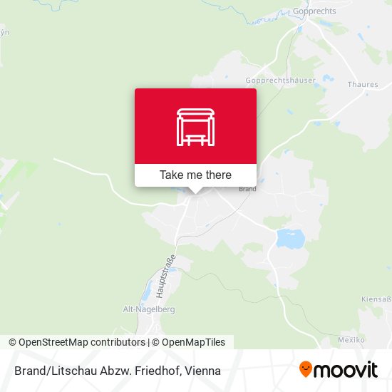 Brand/Litschau Abzw. Friedhof map