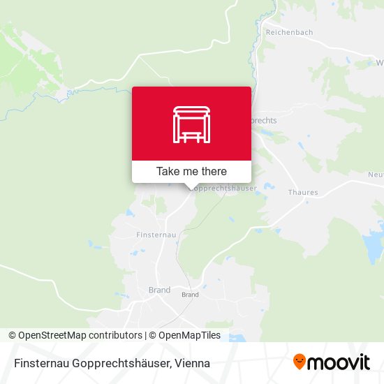 Finsternau Gopprechtshäuser map