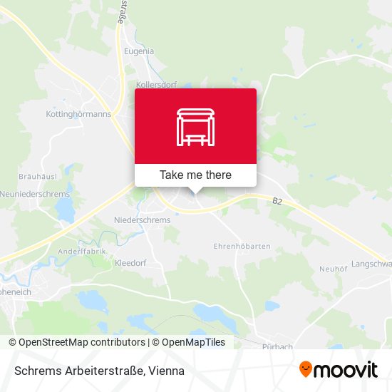 Schrems Arbeiterstraße map