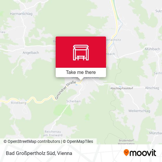 Bad Großpertholz Süd map