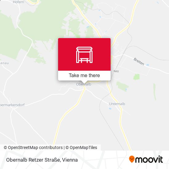 Obernalb Retzer Straße map