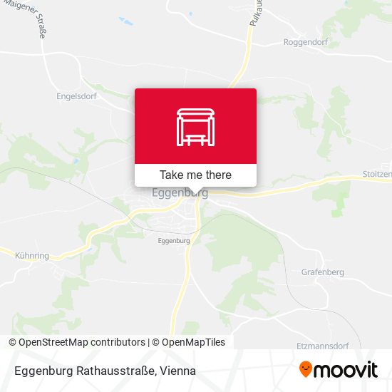 Eggenburg Rathausstraße map