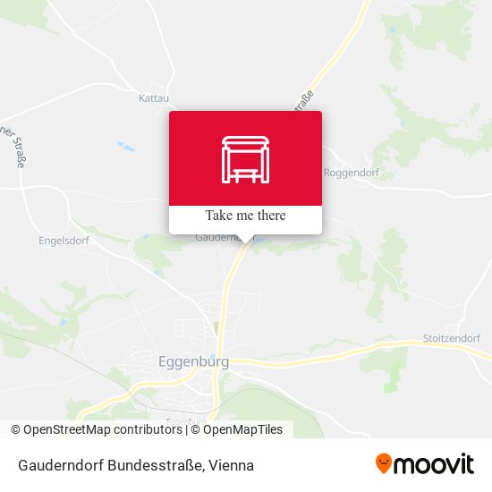 Gauderndorf Bundesstraße map