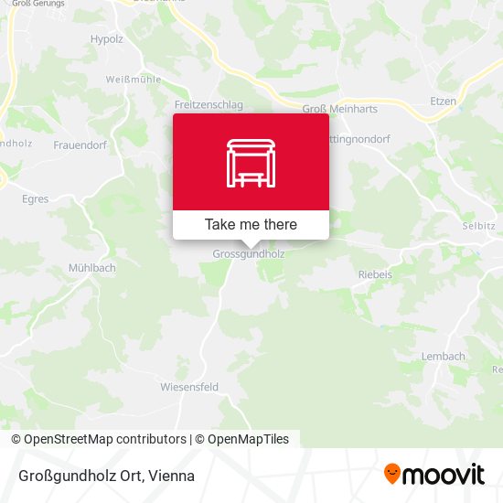 Großgundholz Ort map