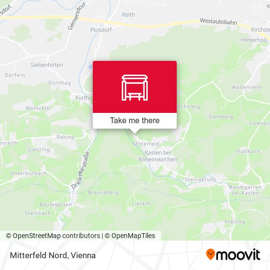 Mitterfeld Nord map