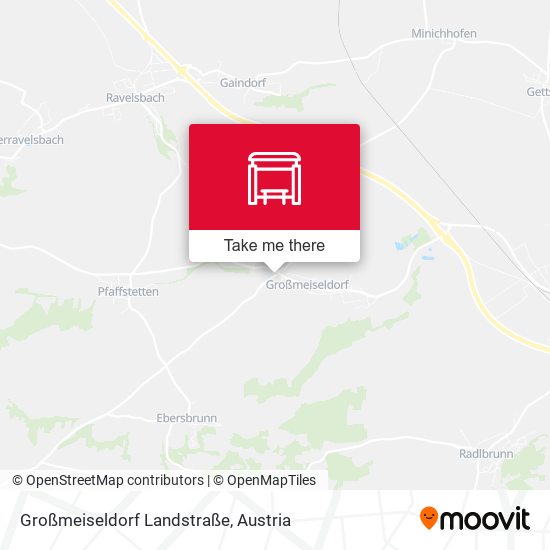Großmeiseldorf Landstraße map