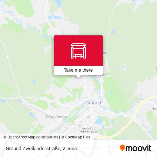 Gmünd Zweiländerstraße map
