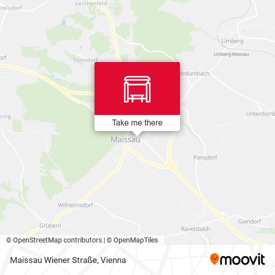 Maissau Wiener Straße map