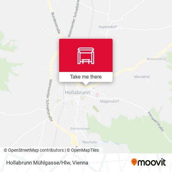 Hollabrunn Mühlgasse/Hlw map