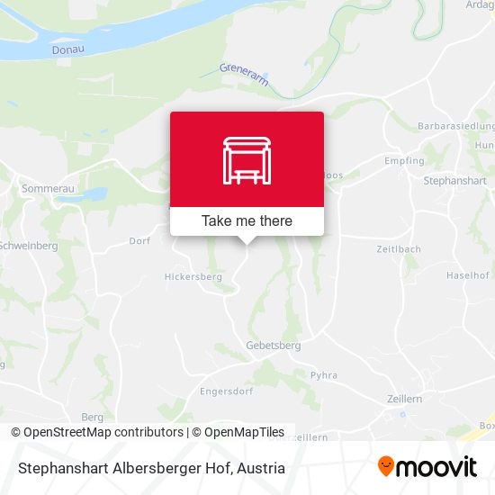Stephanshart Albersberger Hof map
