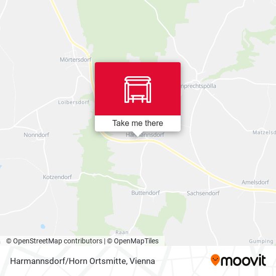 Harmannsdorf/Horn Ortsmitte map