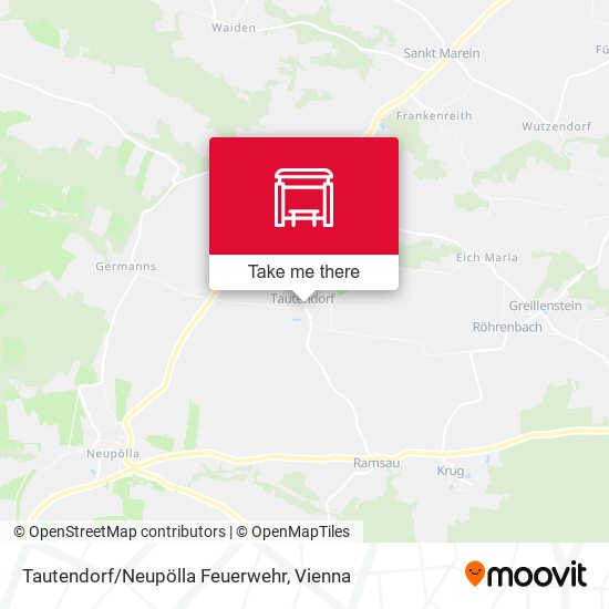 Tautendorf/Neupölla Feuerwehr map