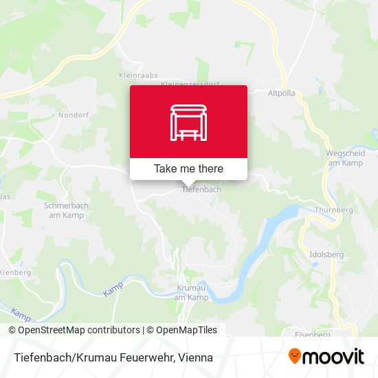 Tiefenbach/Krumau Feuerwehr map