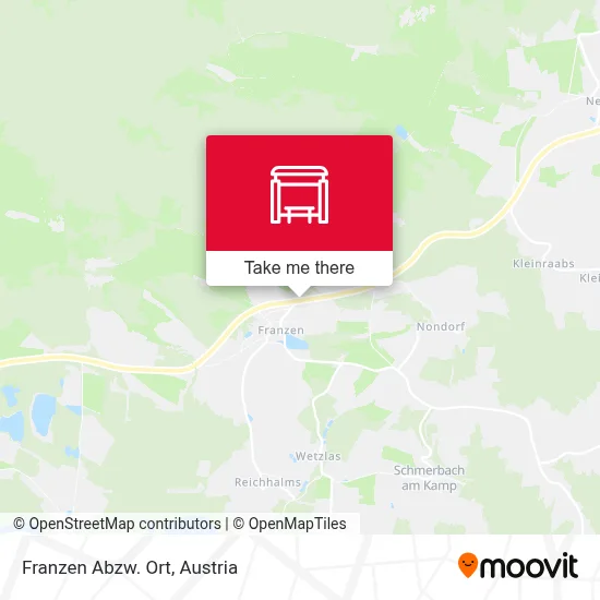 Franzen Abzw. Ort map