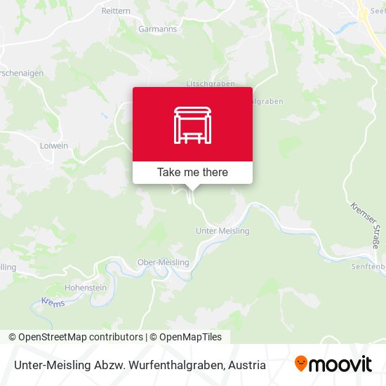 Unter-Meisling Abzw. Wurfenthalgraben map