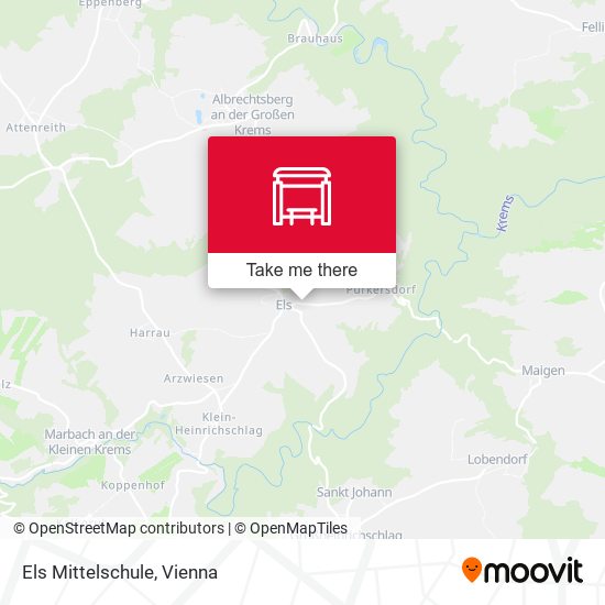 Els Mittelschule map