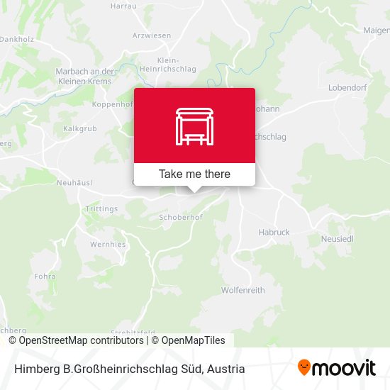 Himberg B.Großheinrichschlag Süd map