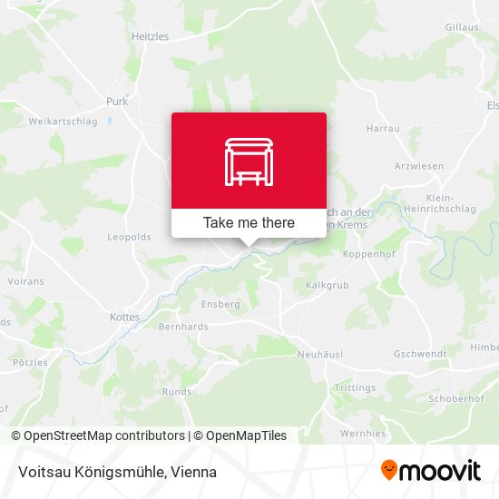 Voitsau Königsmühle map