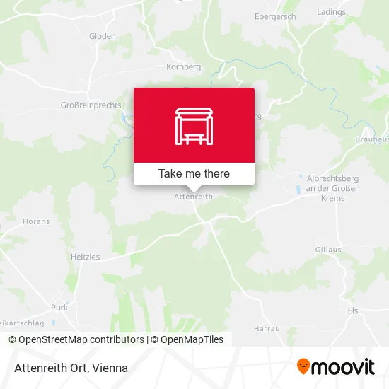 Attenreith Ort map
