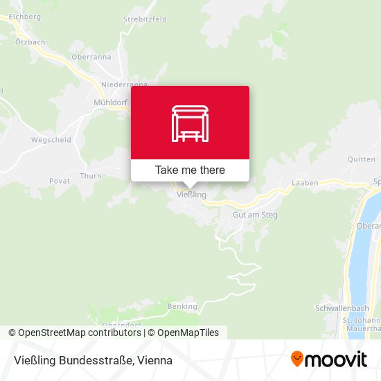 Vießling Bundesstraße map