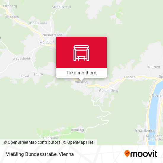 Vießling Bundesstraße map