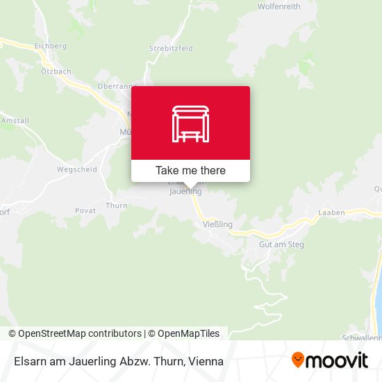 Elsarn am Jauerling Abzw. Thurn map