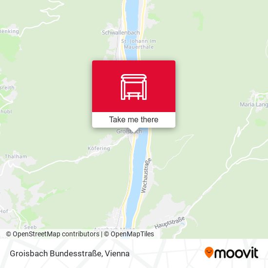 Groisbach Bundesstraße map