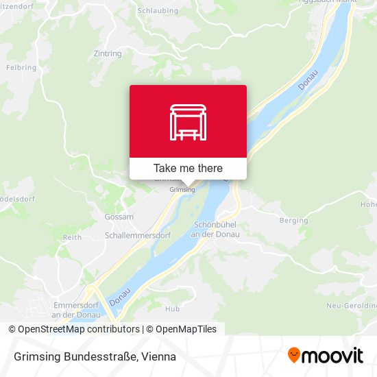 Grimsing Bundesstraße map