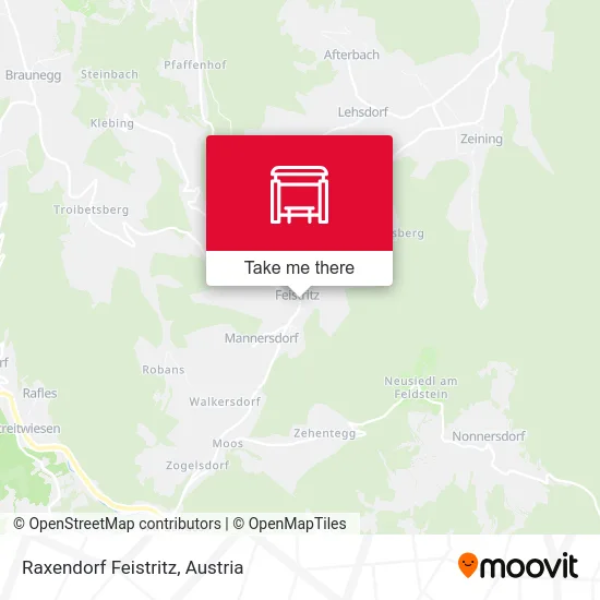 Raxendorf Feistritz map