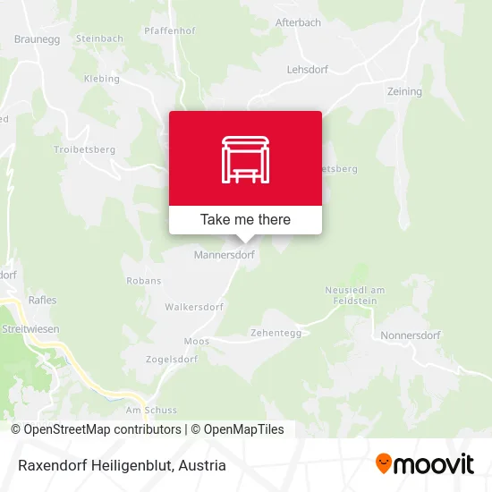 Raxendorf Heiligenblut map