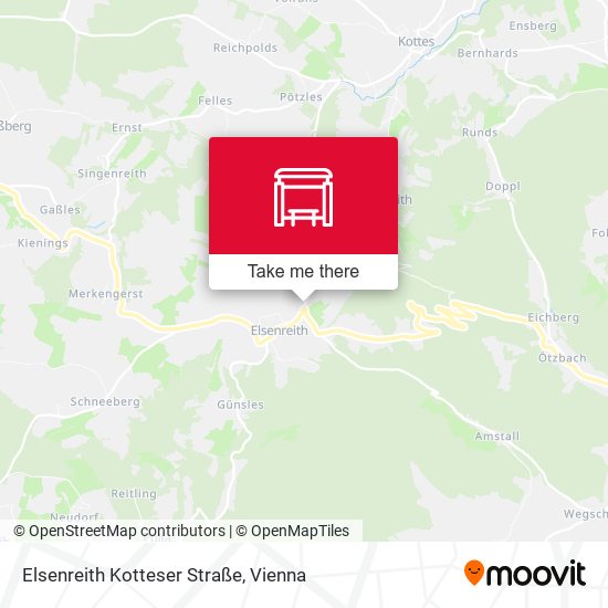 Elsenreith Kotteser Straße map
