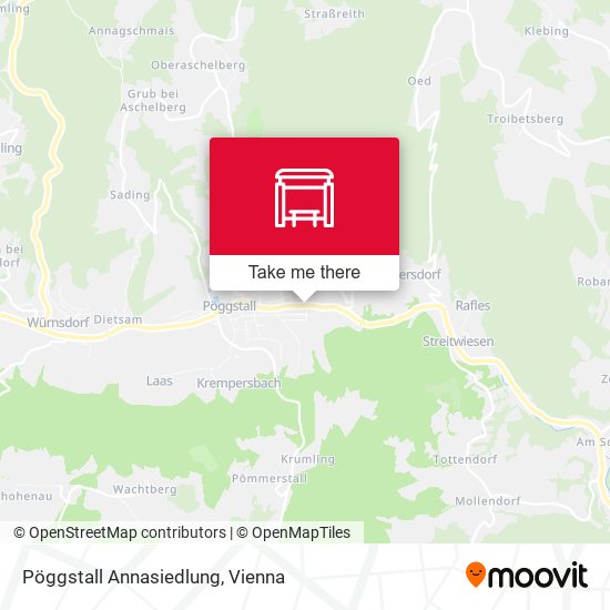 Pöggstall Annasiedlung map