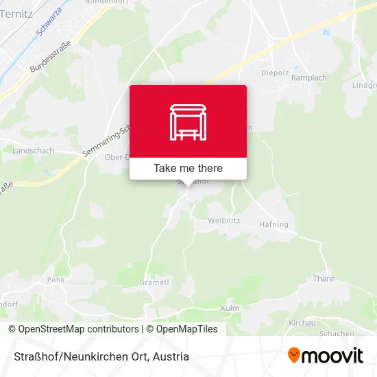 Straßhof/Neunkirchen Ort map