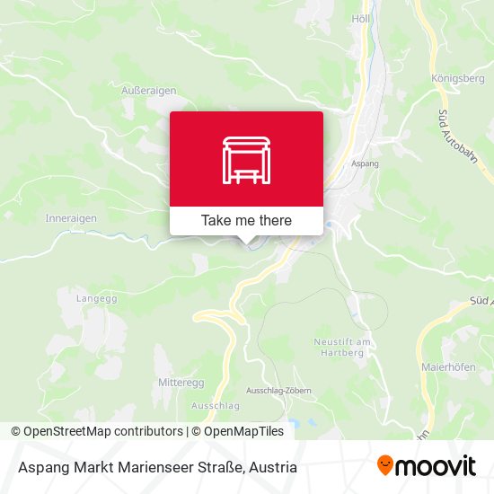 Aspang Markt Marienseer Straße map