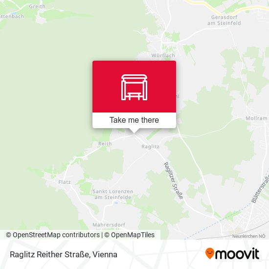 Raglitz Reither Straße map