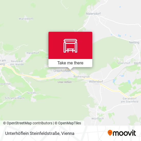 Unterhöflein Steinfeldstraße map