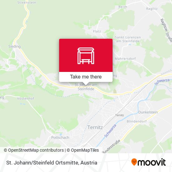 St. Johann/Steinfeld Ortsmitte map