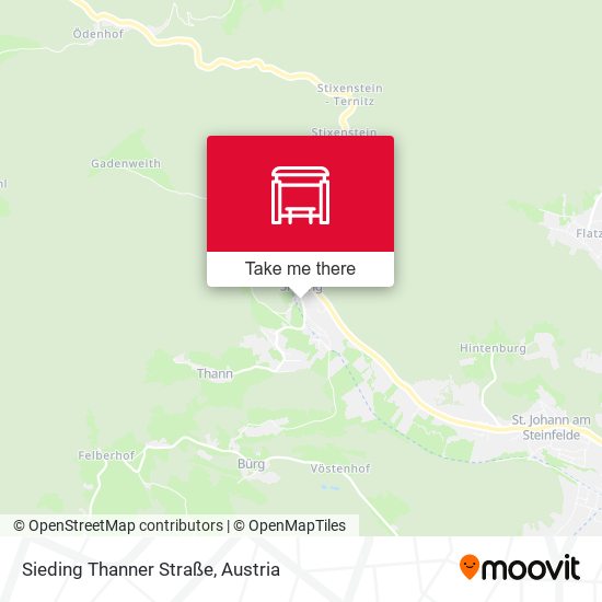 Sieding Thanner Straße map