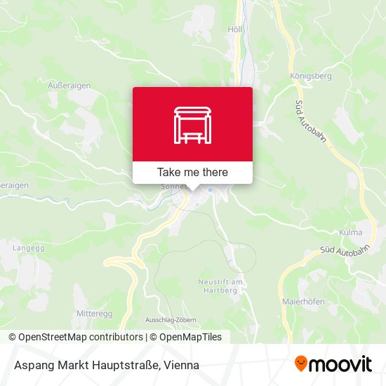 Aspang Markt Hauptstraße map