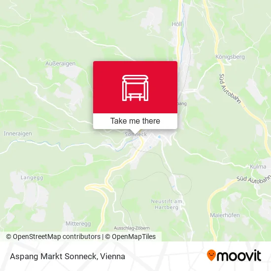 Aspang Markt Sonneck map