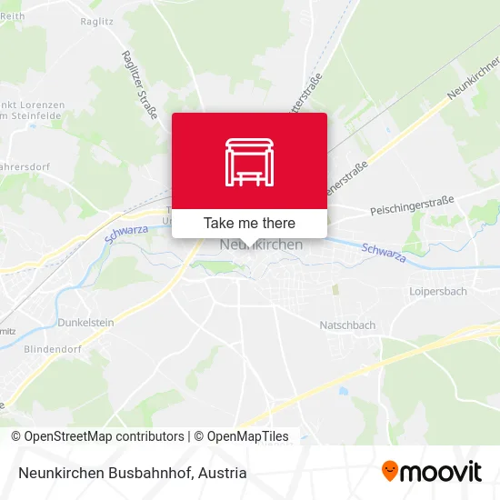 Neunkirchen Busbahnhof map