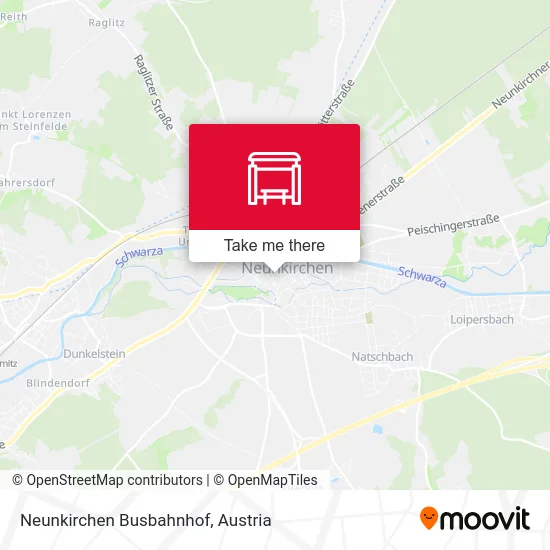 Neunkirchen Busbahnhof map