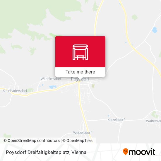 Poysdorf Dreifaltigkeitsplatz map