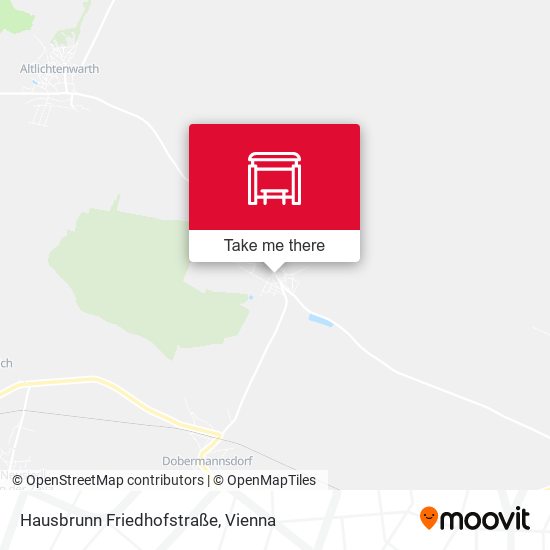 Hausbrunn Friedhofstraße map