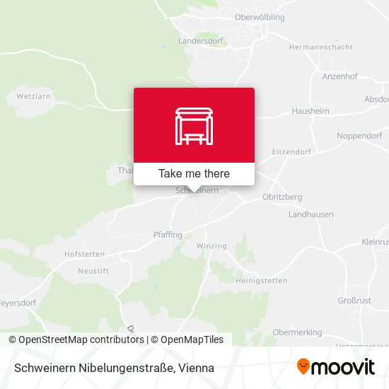 Schweinern Nibelungenstraße map