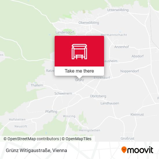 Grünz Witigaustraße map