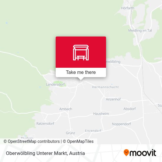 Oberwölbling Unterer Markt map